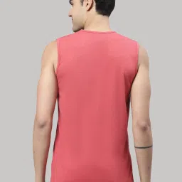 Vimal Jonney Pink & Grey Sleeveless Lounge T-Shirt - Pack of 2 image 2