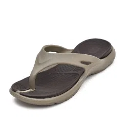 Doubleu Men's Khaki Flip Flops image 1