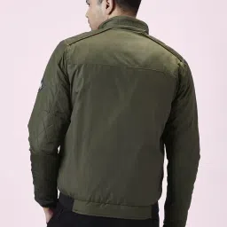 Urban Ranger By Pantaloons Olive Green Regular Fit Jacket image 2