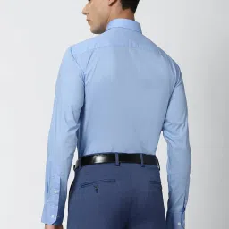 Peter England Blue Regular Fit Shirt image 2