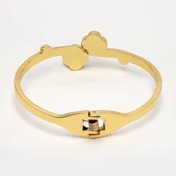 Anouk Women Set of 2 Gold & Silver Cuff Bracelet image 4