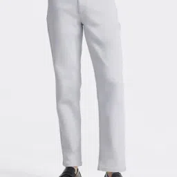 Andamen Denim Grey Slim Fit Solid Jeans-picture-13