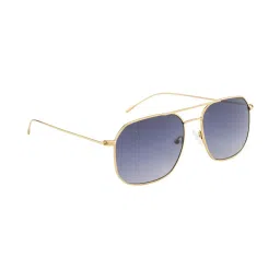 Opium Blue Beveled Sunglasses for Men image 2