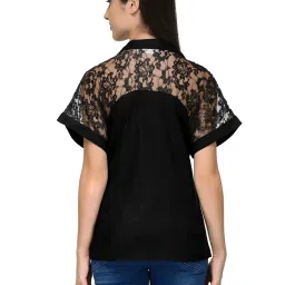 PATRORNA Black Lace Shirt image 2
