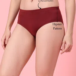 SHYAM SONS FLAIR Women Pack Of 3 High-Rise Hipster Briefs image 2