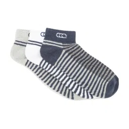 Ajile by Pantaloons Multicolor Striped Sports Socks - Pack of 3 image 2