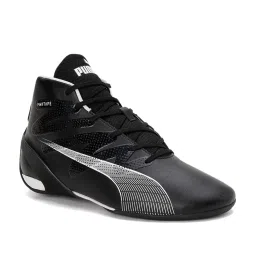 Puma Men's Scuderia Ferrari Carbon Cat Black Basketball Shoes image 2