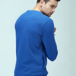 Urban Ranger By Pantaloons Blue Regular Fit Printed Sweatshirt image 2