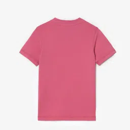 Lacoste Kids Dark Pink Printed T-Shirt image 2