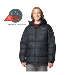 Columbia Black Regular Fit Hooded Jacket image 2