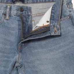 GAP Blue Slim Fit Solid Jeans image 5