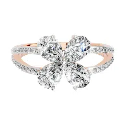 Sparkles Lab Grown Diamond 14k (585) Rose Gold Ring for Women-picture-12