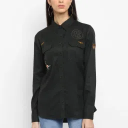 Royal Enfield Olive Cotton Shirt image 1