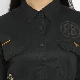 Royal Enfield Olive Cotton Shirt image 5