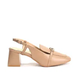 Scentra Women's Nude Back Strap Sandals-image-88