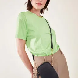 Accessorize London Black Solid Phone Pouch-image-45