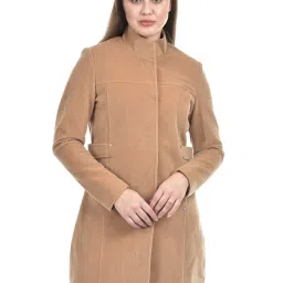 NUMERO UNO Beige Regular Fit Coat image 1