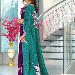 KALINI Designer Block Print Saree image 2