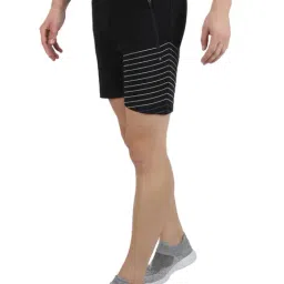Monte Carlo Black Regular Fit Printed Shorts image 3
