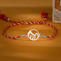 Giva 925 Silver Keshava Rakhi-image-8