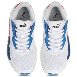 Puma Kids White & Blue Casual Sneakers image 3