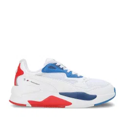 Puma Kids White & Blue Casual Sneakers image 1