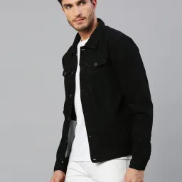 Dennis Lingo Black Regular Fit Denim Jacket image 3