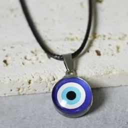 Japam Evil Eye Reversible Pendant With Chain-image-97