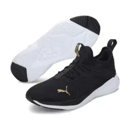 Puma Men's Softride Fly Bold Black Walking Shoes image 4