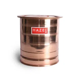 HAZEL Brown Copper Water Pawali Container - Set of 1 (3000 ML) image 1