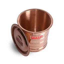 HAZEL Brown Copper Water Pawali Container - Set of 1 (3000 ML) image 4