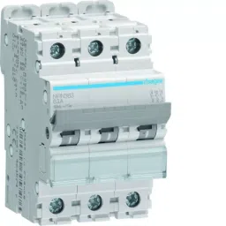 Hager NRN MCB, 3P, 63A Curve C, 415V AC, 15 kA Breaking Capacity, NRN363-picture-18