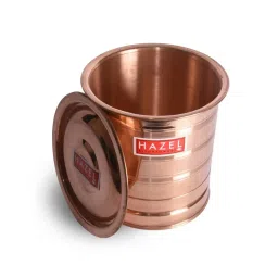 HAZEL Brown Copper Water Pawali Container - Set of 1 (12000 ML) image 3