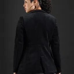 Campus Sutra Black Regular Fit Jacket image 2