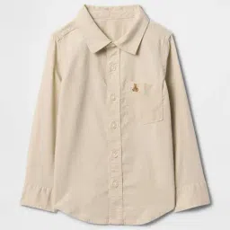 GAP Kids Beige Relaxed Shirt-image-8