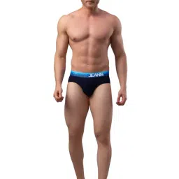 UnderJeans by Spykar Blue Regular Fit Briefs image 5