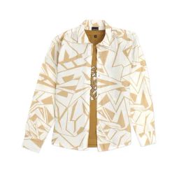 Charchit Boys Gold Cotton Comfort Fit Printed Shirt with T-Shirt-picture-9