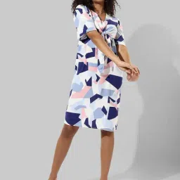 Pinacolada Multicolor Regular Fit Printed Dress image 3