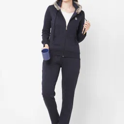 Sweet Dreams Navy Fleece Night Suit image 3