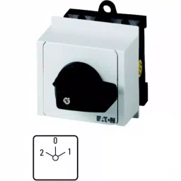 EATON 1P 3 Position 45° Changeover Cam Switch, 690 V (Volts), 20A, Short Thumb Grip Actuator, 012752 T0-1-15421/IVS-picture-17
