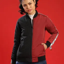 Campus Sutra Black Regular Fit Jacket image 1
