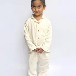 Snuggly Spaces Kids-Unisex White Nightdress image 2