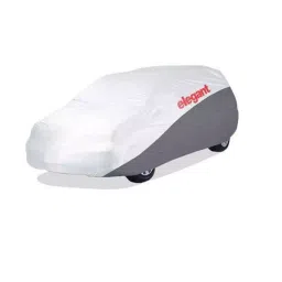 Elegant White & Grey Water Resistant Car Body Cover for Volkswagen Tiguan-picture-19