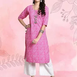 Ethnic basket Women Pack Of 2 Multicoloured Crepe Kurtas image 5