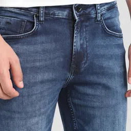 Mufti Men Slim Fit Heavy Fade Stretchable Jeans image 3