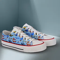 CROWCIA LONDON Men Printed Driving Shoes-picture-42