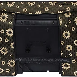 DadaDeals Dustproof Printed LED, LCD TV Cover32 inch | Screen Protector Compatible for All Brands Models (LG, Sony, Samsung, Sansui, Vu, Mi, Realme, TCL, Croma, OnePlus)_Black Flower29 image 4