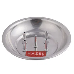 HAZEL Agarbatti Stand for Pooja | Incense Stick Holder | Agarbatti Stand with Ash Catcher With 5 Holes | Stainless Steel Udbatti Ghar Agardan for Puja image 2