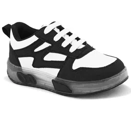 Steprite Colour Blocked Lace Up Shoes - Black image 3