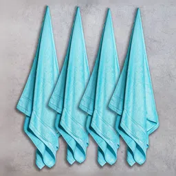 Himeya Blue 4 Cotton 350 GSM Bath Towel image 2